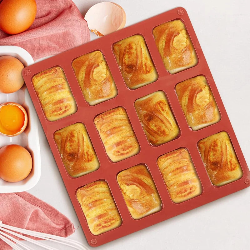 Silicone Mini Loaf Pan Bread Baking Silicone Mold For Brownie Cheesecake Chocolate Bar Kitchen Bakeware Meatloaf Ice Cube Tray
