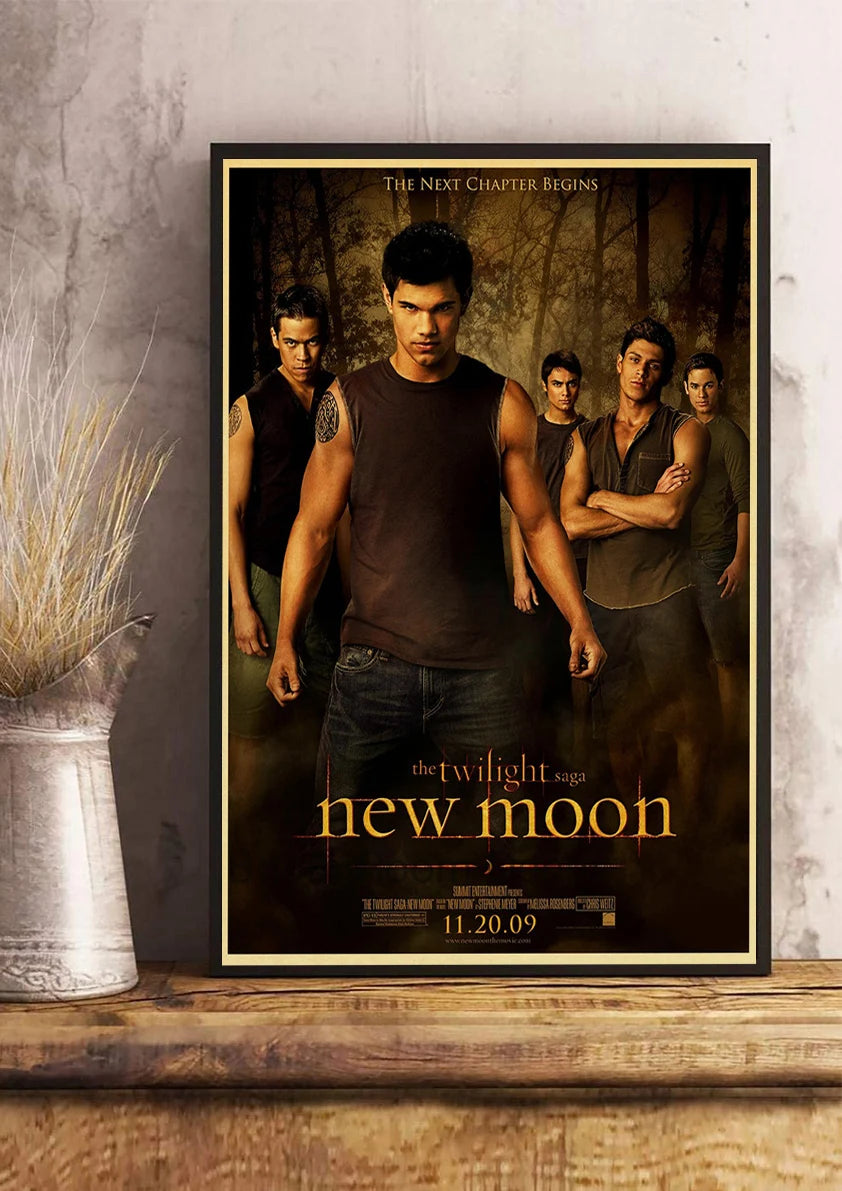 Film TV Movie Twilight Vintage Posters Wall Bedroom Painting Nostalgia Decor Aesthetic Cartoon Art Gift Print Art Wall Paintings