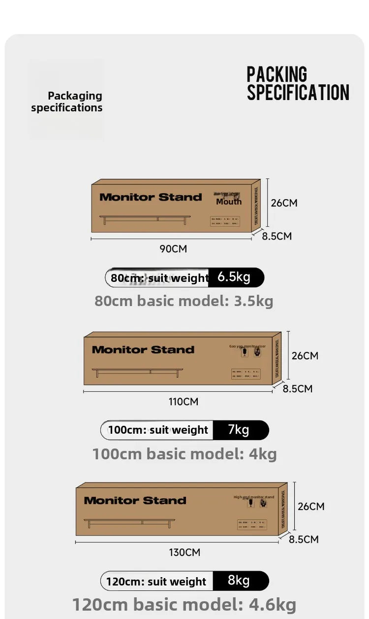 Modern Solid Wood Monitor Stand Riser Modular Computer Desk Organizer Ergonomic Computer Tables Z3 Pro Home Office System