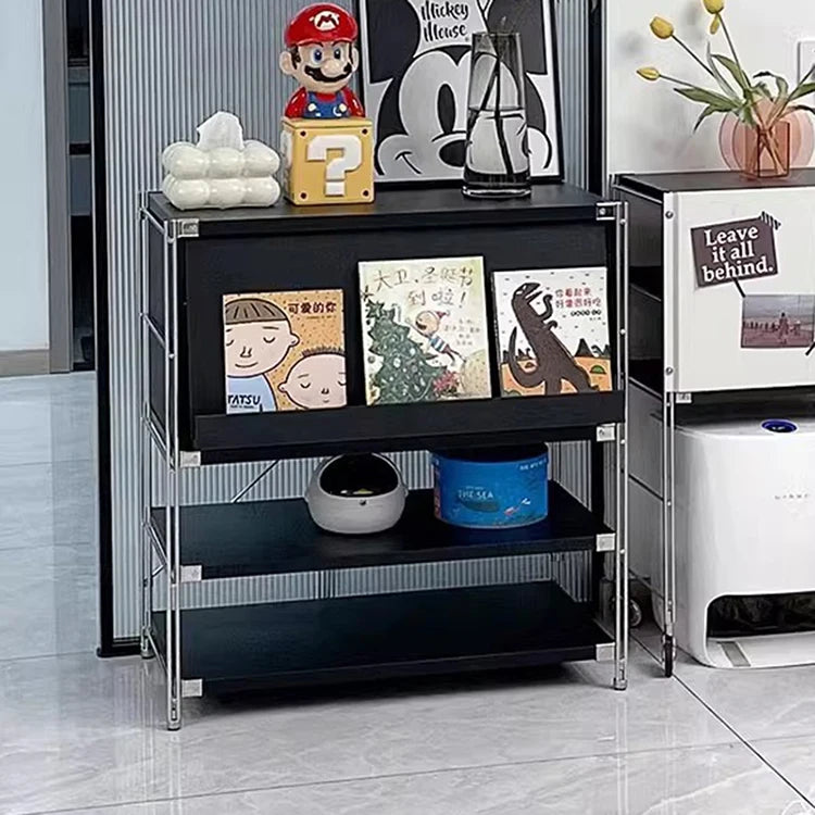 Wooden Storage Holders Living Room Aesthetic Racks Modern Floor Organizers Multifunctional Home Shelves Bedroom Decoration
