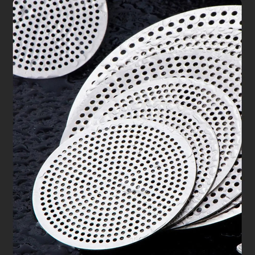 304 Stainless Steel Hair Filter Mesh Floor Drain Net Sewer Isolation Net Kitchen Bathroom Balcony Round Shower Drain Cover