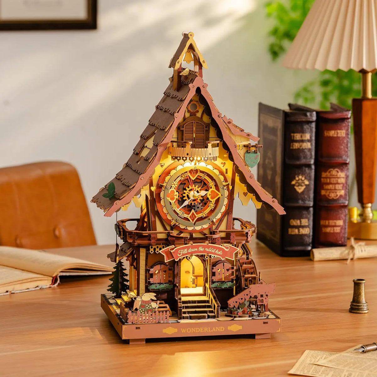 ROKR 3D Wooden Cuckoo Clock Puzzle Kit