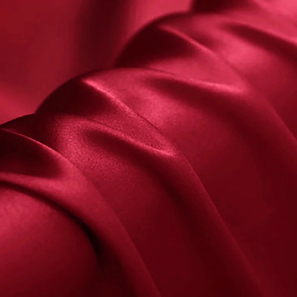 CISULI Pure Silk Stretch Satin Fabric,16momme,Width 140cm,Silk Lycra,Shirt and Dress Cloth Material