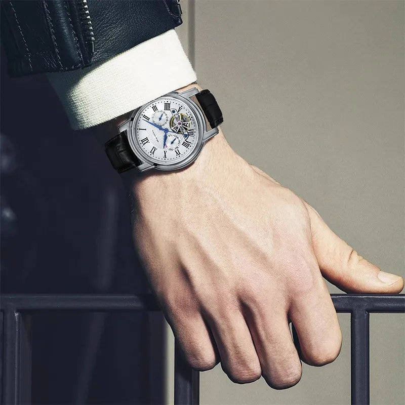 Seagull Luxury Watch Business Waterproof Male Clock Date Stainless