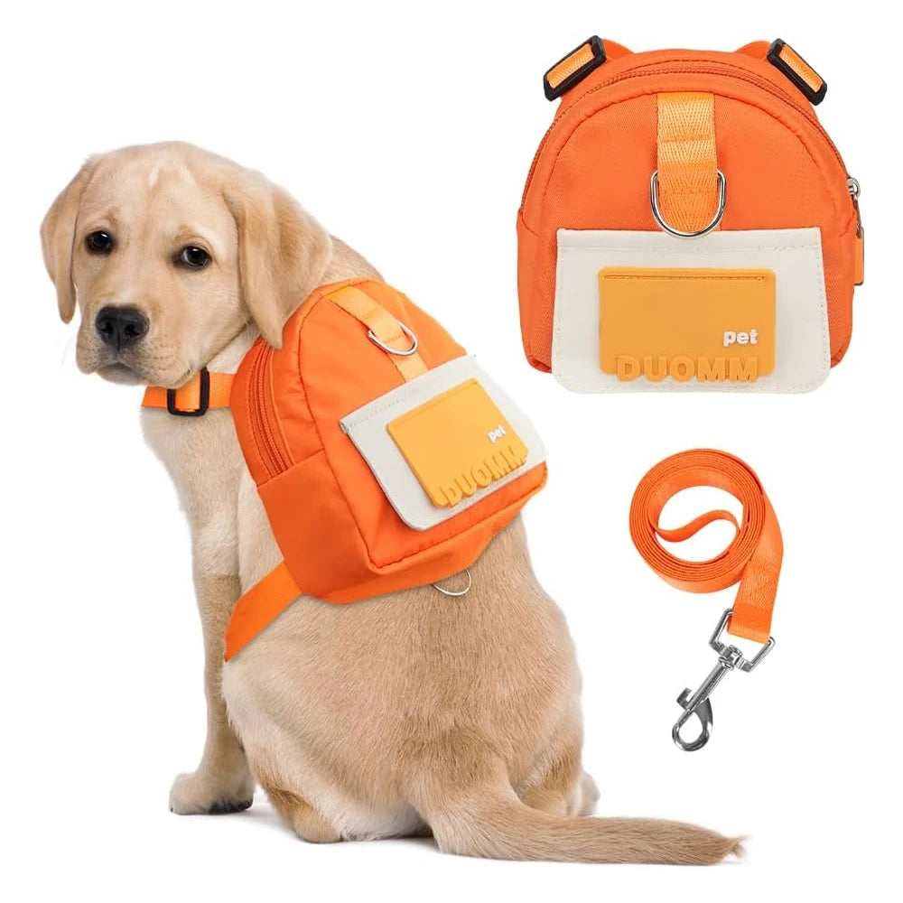 Adjustable Pet Treat Pouch Backpack