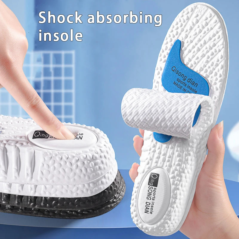 Sport Insoles For Shoes Men Woman Comfortable Running Insole for Feet Non-Slip Baskets Shoe Pads Arch Support Orthopedic Inserts