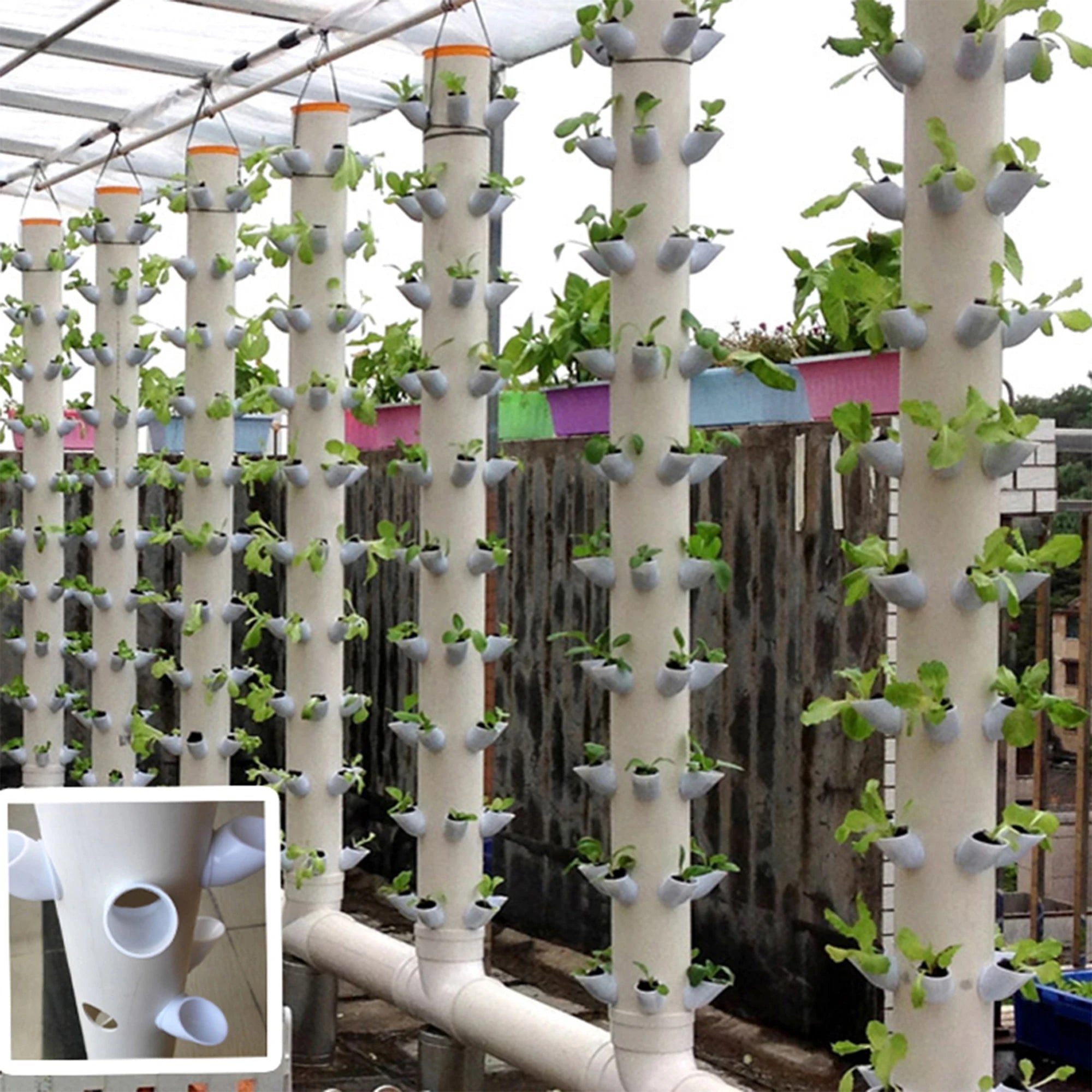 Hydroponic Lita Fruit and Vegetable Hydroponic Planting System Garden Hydroponic Soilless Device Alloy Multi-Tooth Drill