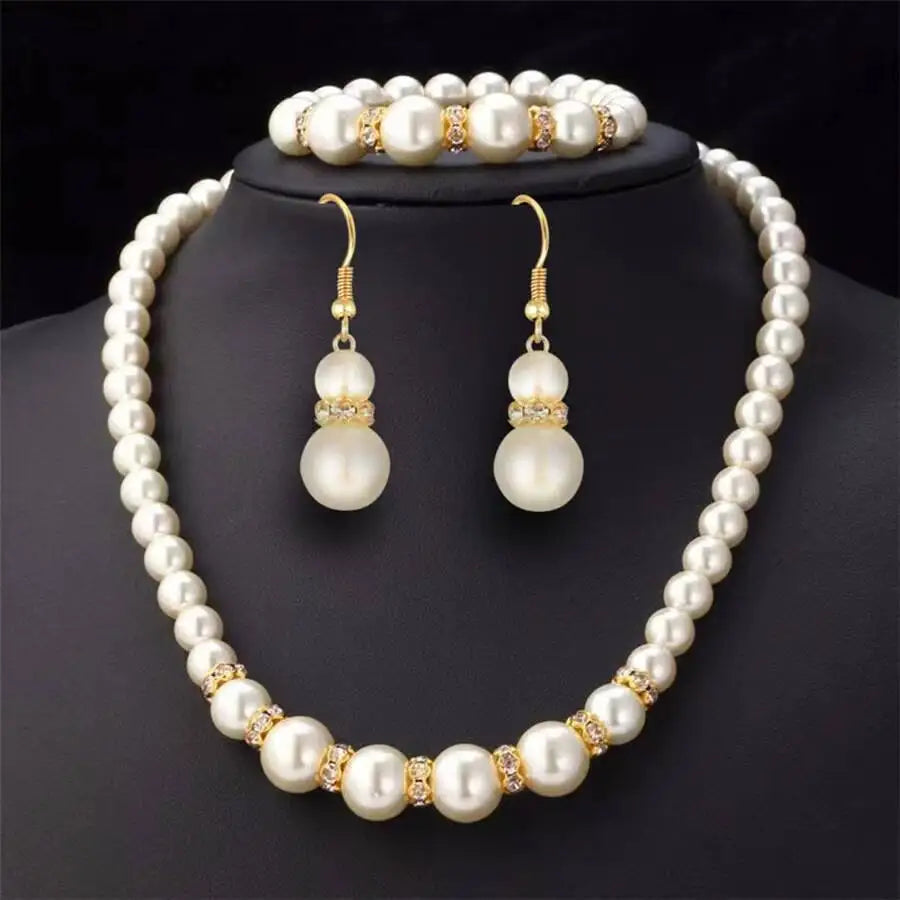 Pearl Jewelry Set for Women