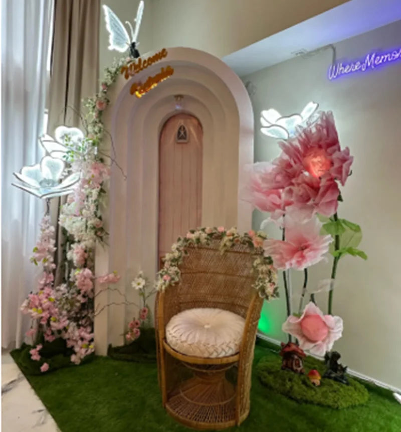Automatic mechanical silk flowers