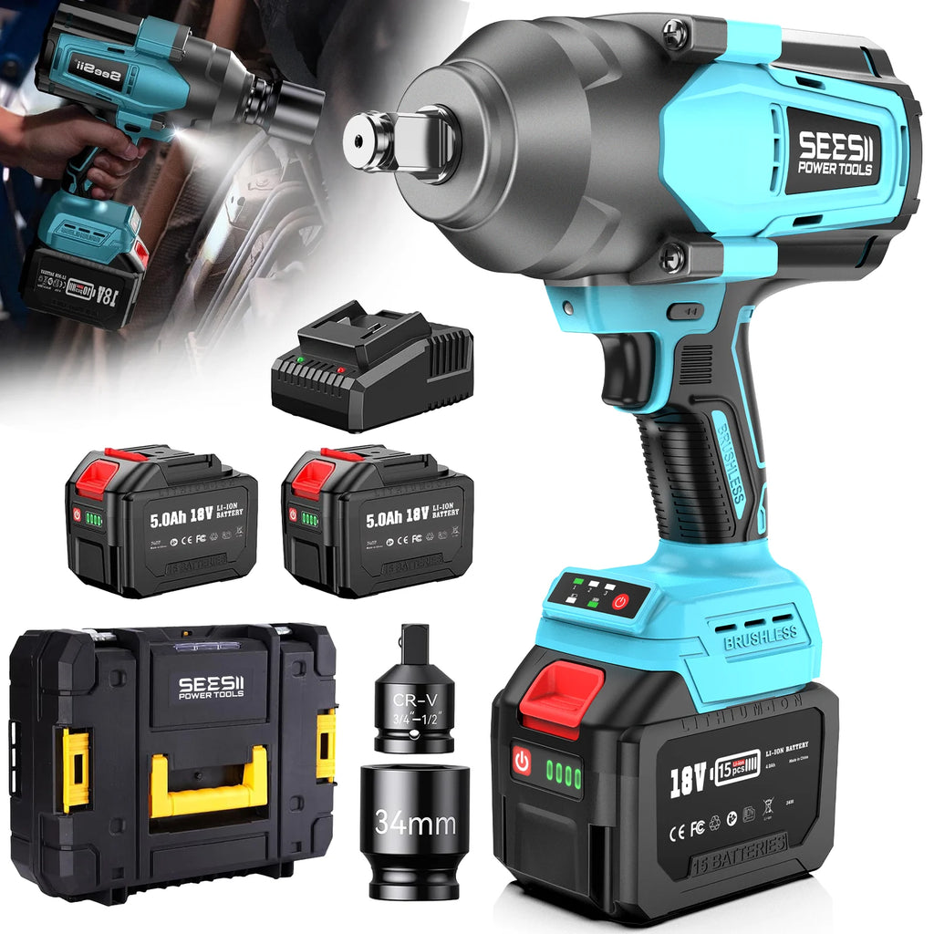 SEESII High-Torque Electric Impact Wrench