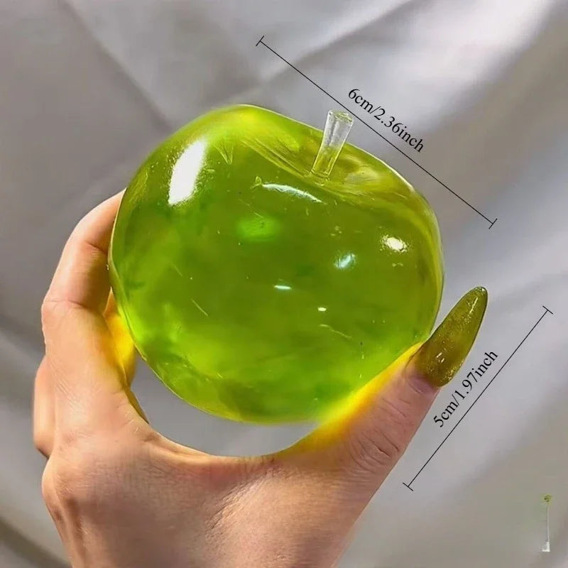1/2Pcs Squishy Fruit Apple Fidget Toy Squeeze Stress Relief
