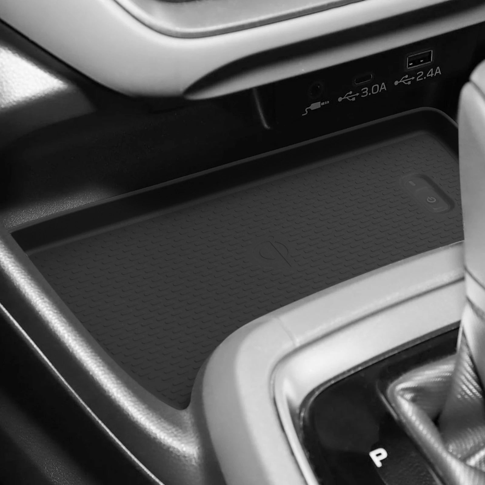 for Subaru Crosstrek 2025 Car Anti-Slip Pad Interior Accessories Silicone Center Console Wireless Charger Pad