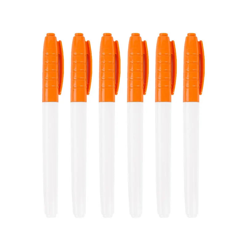 /Lot 0.5MM Erasable Whiteboard Pen 12 Colors Erasing Pen