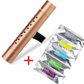 Car Fragrance Custom Vent Clip Cylindrical Essential Oil Car Diffuser Vent Clip with 1/10 Refill Sticks for Auto Office Kitchen