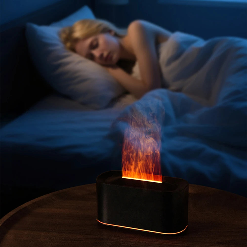Flame Effect Aroma Diffuser Humidifier