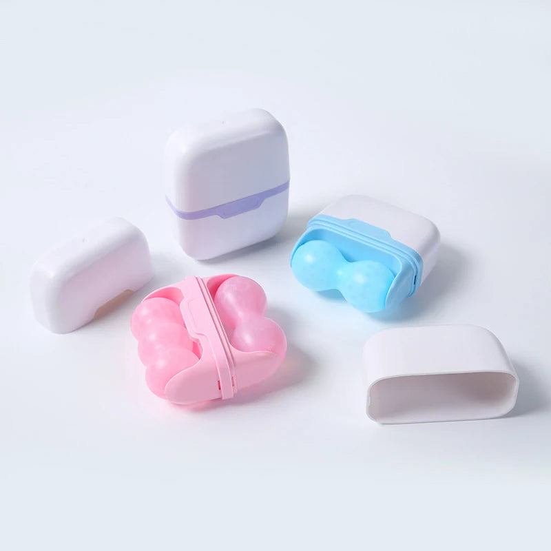 Double Head Ice Roller For Face Eye Puffiness Migraine Pain Relief Minor Injury Facial Cold Therapy Massage Roller Skin Care