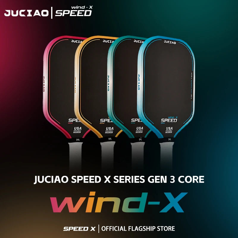 JUCiAO Gen3 Thermoformed T700 Raw Carbon Fiber Pickleball Paddle