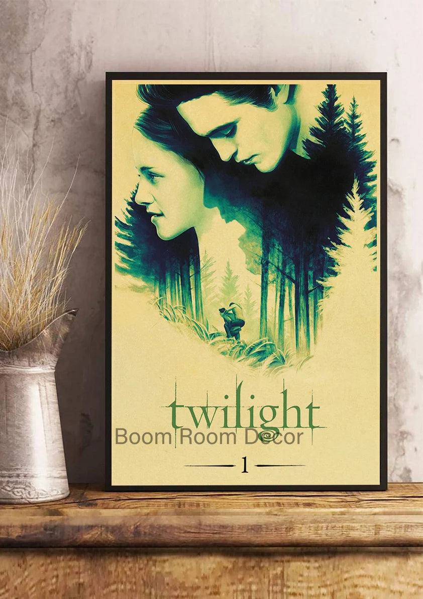Film TV Movie Twilight Vintage Posters Wall Bedroom Painting Nostalgia Decor Aesthetic Cartoon Art Gift Print Art Wall Paintings