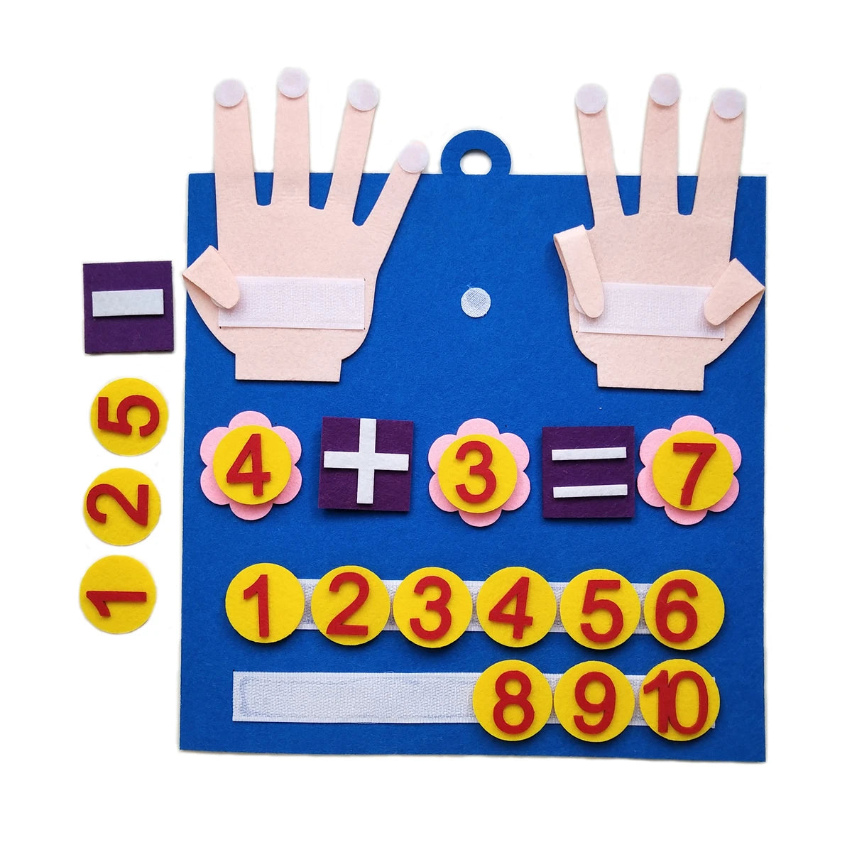 Toddler Montessori Toys Felt Finger Numbers Math Toy Children