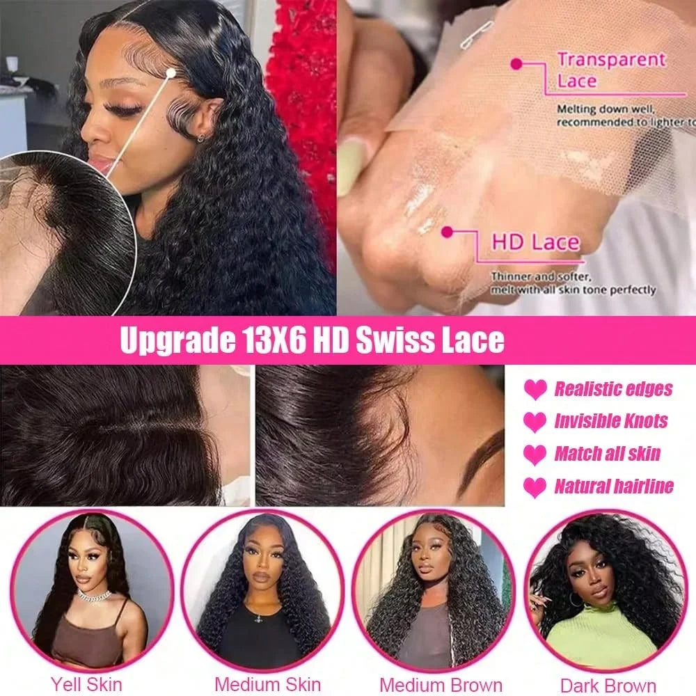 Loose Deep Wave Human Hair Lace Front Wig