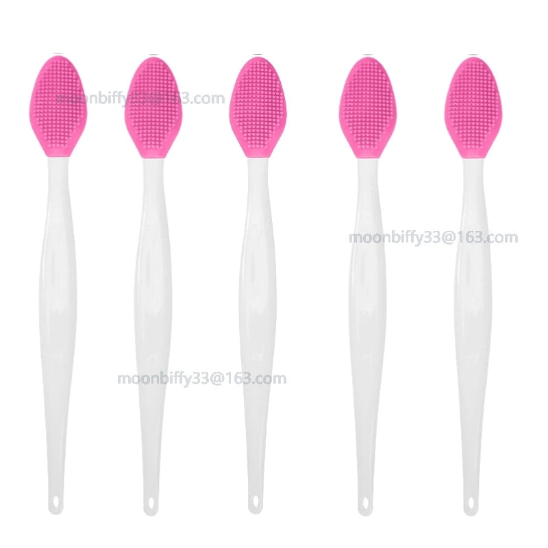 1/5PCS Beauty Skin Care Silicone Face Brush Exfoliating Facial Cleansing Scrub Nose Brush Blackhead Remove Double-Sided Brushes