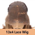 #4 Straight Chocolate Brown Wigs 200% Density 13x4 13x6 HD