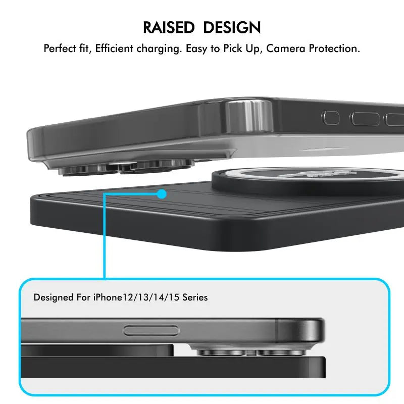 30W Fast Car Wireless Charger Pad for iPhone 15 14 13 12 Samsung Huawei AirPods Phone Non-slip Quick Car Wireless Charging Stand