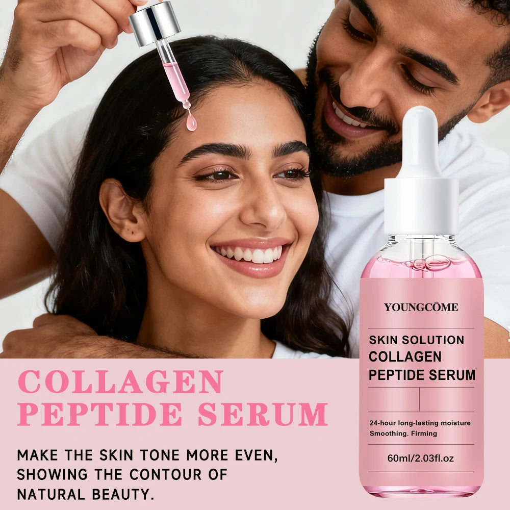 YOUNGCOME Collagen Peptide Serum for Face - Deep Hydration & Firming Essence | Nourishing Skin Care for Smooth Elasticity