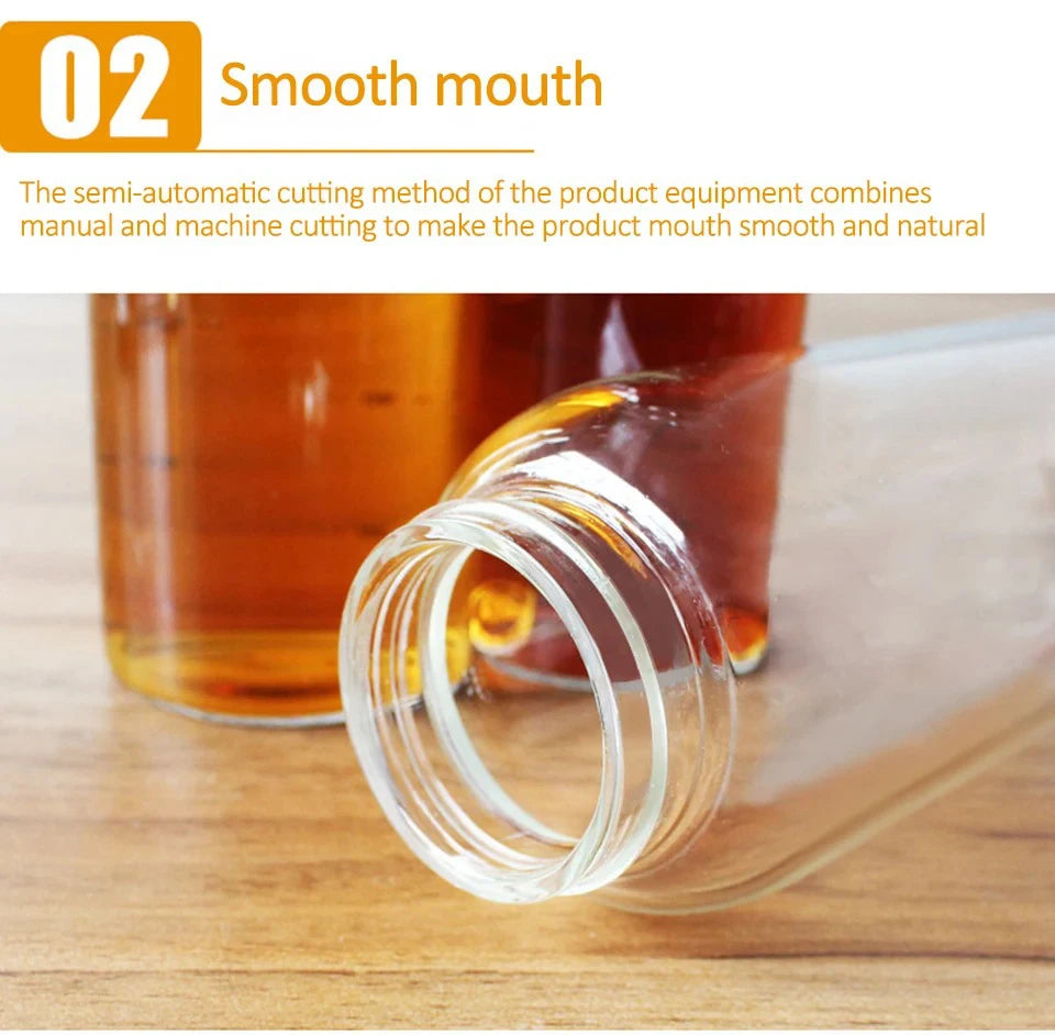 180/300/500ml Cooking Seasoning Oil Bottle Sauce Bottle Glass Storage Bottles for Oil and Vinegar Oil Dispenser For Kitchen