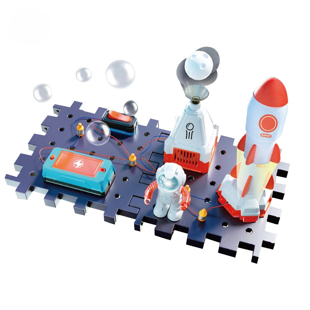 Science Toy DIY Electronic Blocks Kits Children Circuits Educational