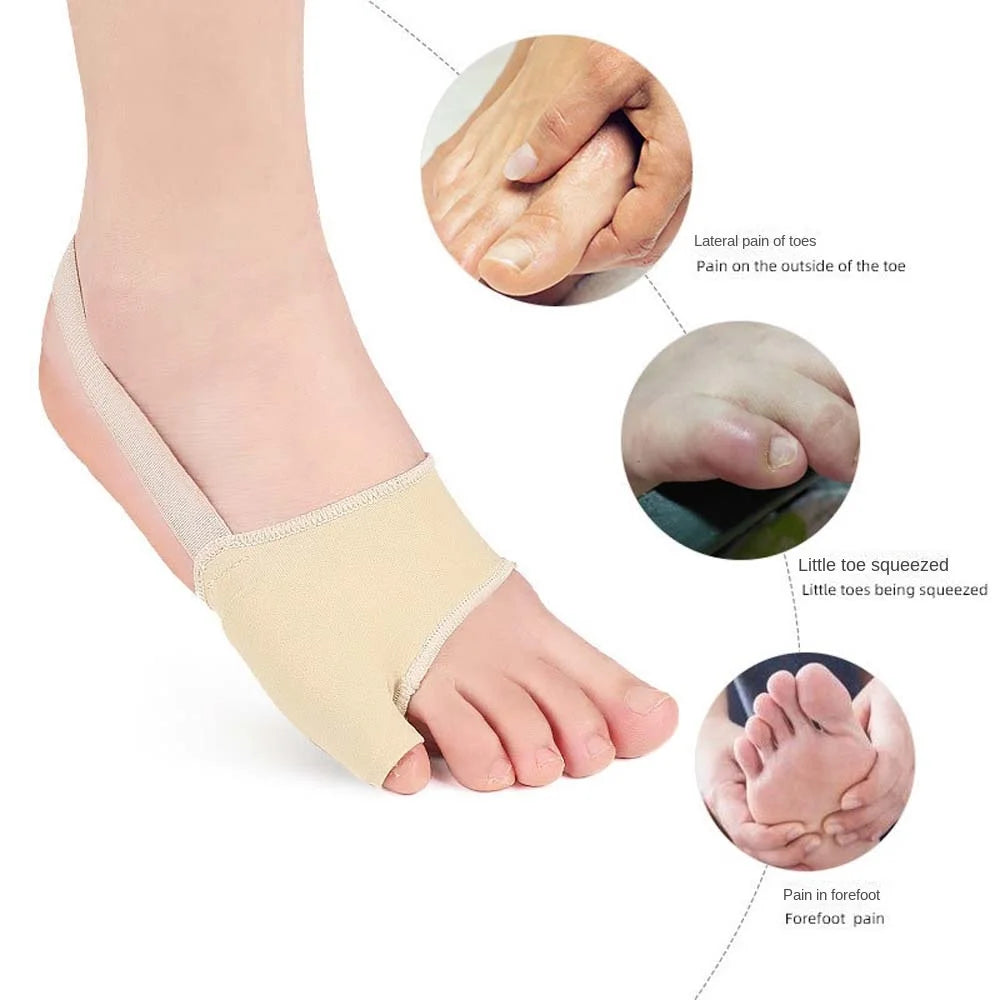 Toe Valgus Adjuster Little Toe Straightener Toe Orthotics Brace Bunion Protector Little Toe Separators Pedicure Tool Elastane