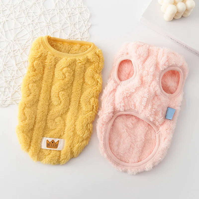 Soft Cozy Cat Clothes Autumn Winter Warm Fleece Sweatshirt for Small Dogs Puppy Kitten Jacket Coat Pet Sphynx Costume Sweater