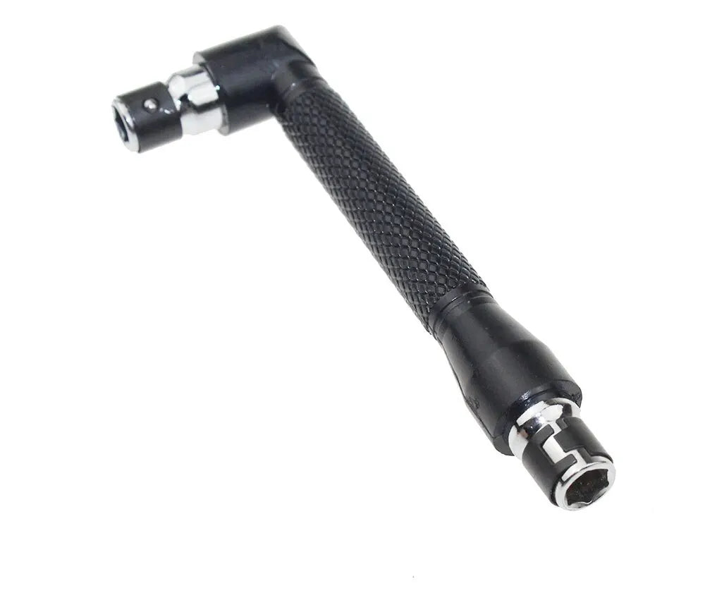 Mini Double-Ended L-Socket Wrench 6.35mm 90° Right Angle