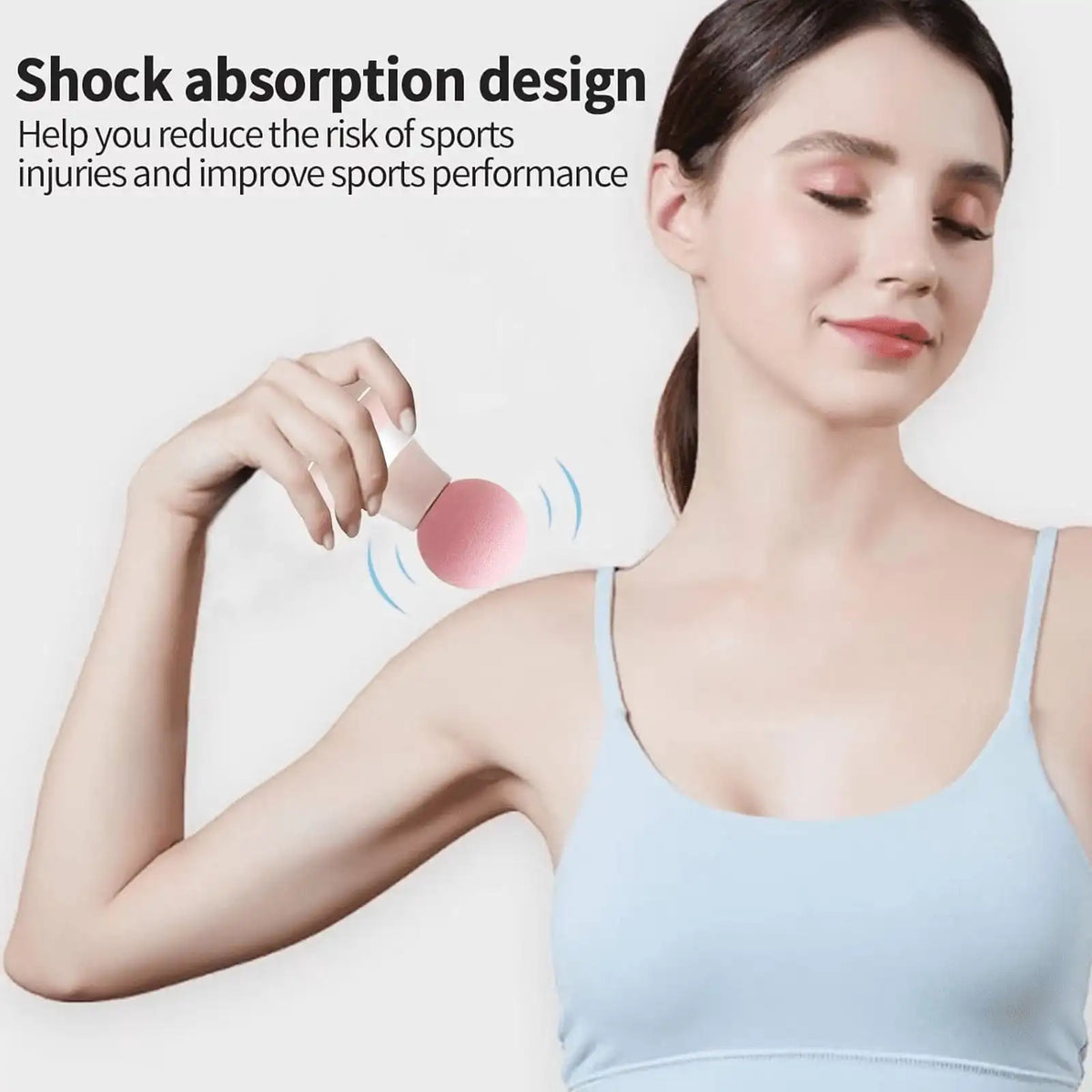 Pink Mini Deep Tissue Massage Gun