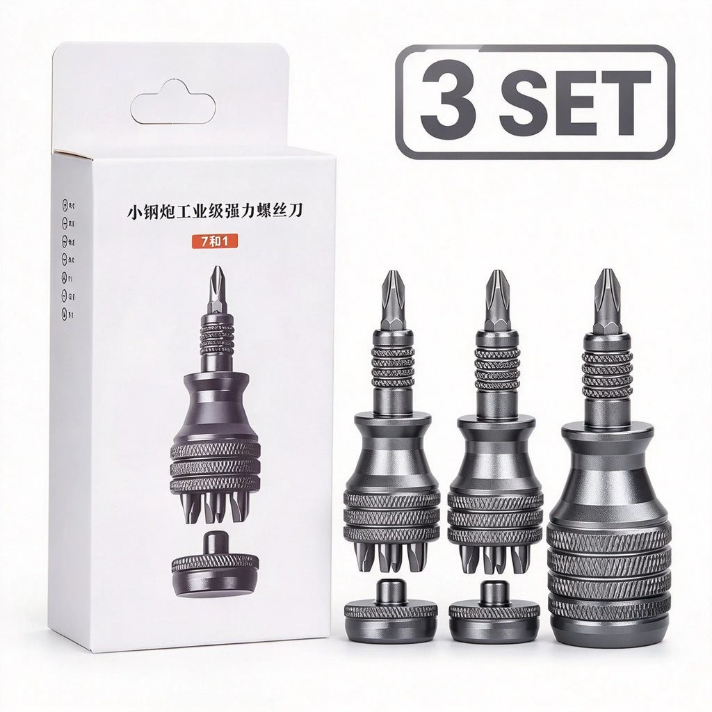7-in-1 Mini Titanium Screwdriver Bit Set