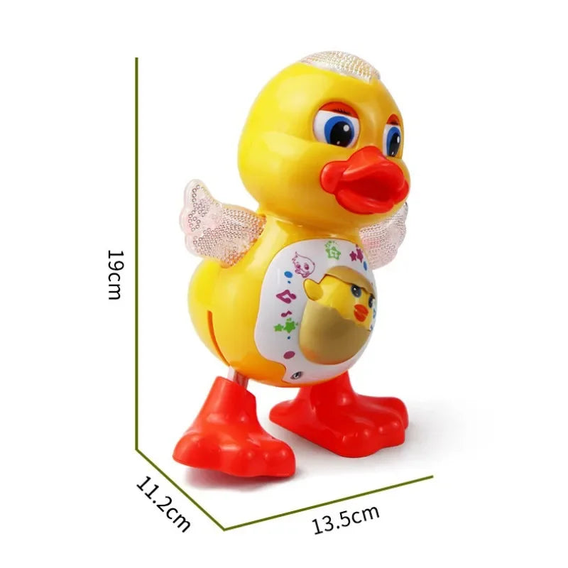 Electric Dancing Duck Toy Interactive Musical Animal with Flashing