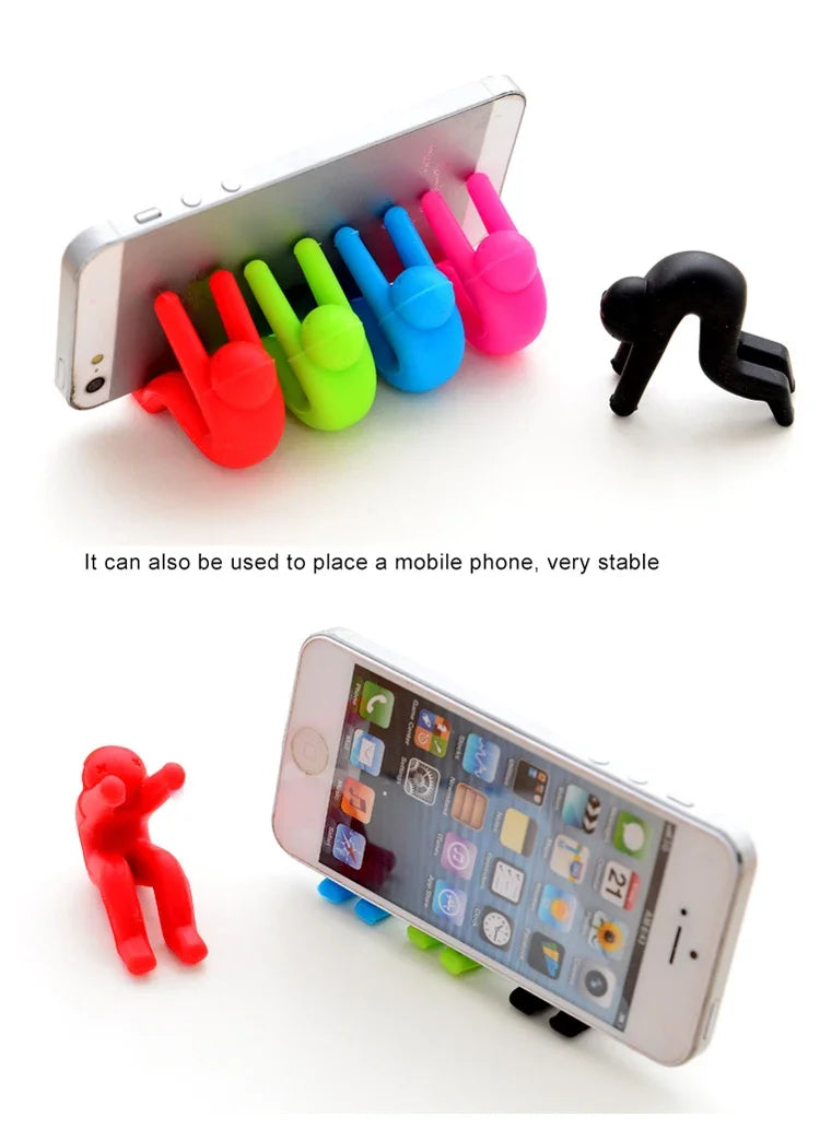 Silicone Support Pan Pot Lid Holder Anti-Overflow Pot Clip Kitchen Tools Stand Mobile Phone Chopstick Spoon Holder Stand Gadgets