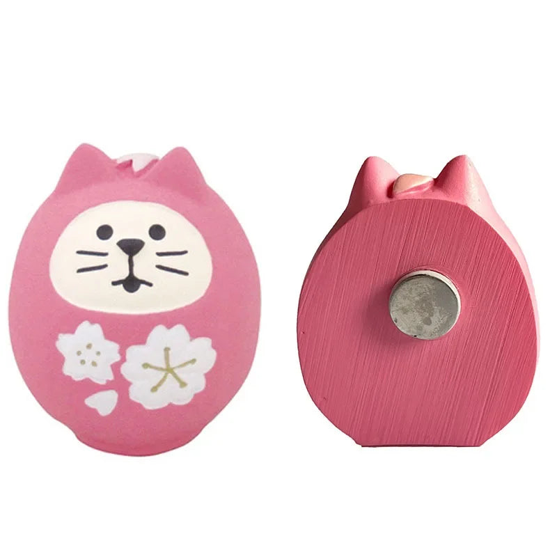 Resin Cute Cartoon Cat Fridge Magnetic Sticker Kawaii Zakka 3D Refrigerator Magnet Cute Magnets Home Decor New مغناطيس ثلاجة