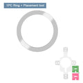 4pcs/3pcs/1pc/lot Metal Ring Plate For Magsafe Sheet Sticker iron Ring For iPhone 14 15 Magnetic Phone Holder Wireless Charger