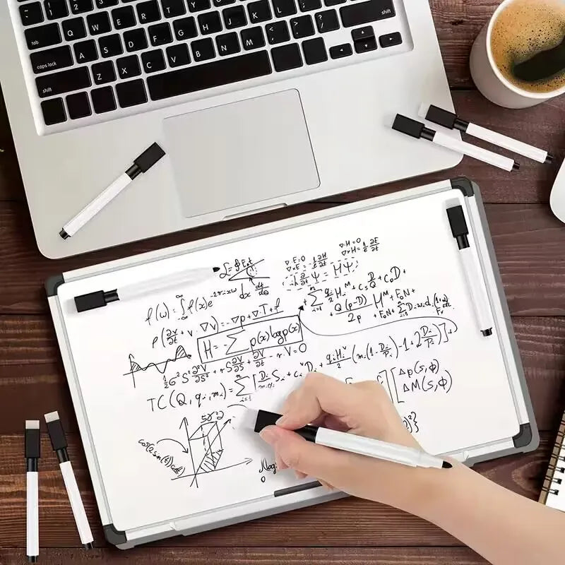 Black Dry Erase Markers with Eraser Cap White Board