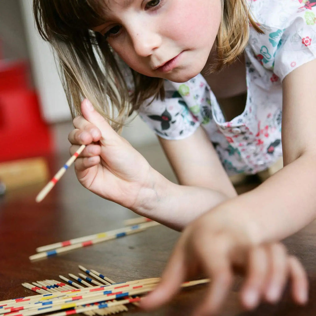 Nostalgic Wooden Pickup Sticks Timeless Game for All Generations, Creates Bonding Moments and Brings Back Childhood Memories