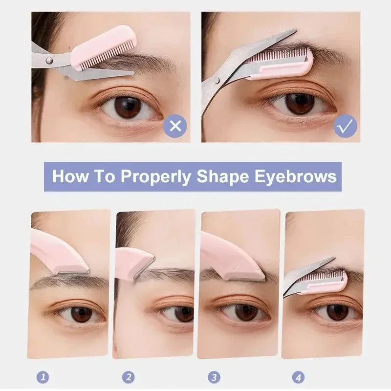 Beginner Eyebrow Trimmer Set With Scissors