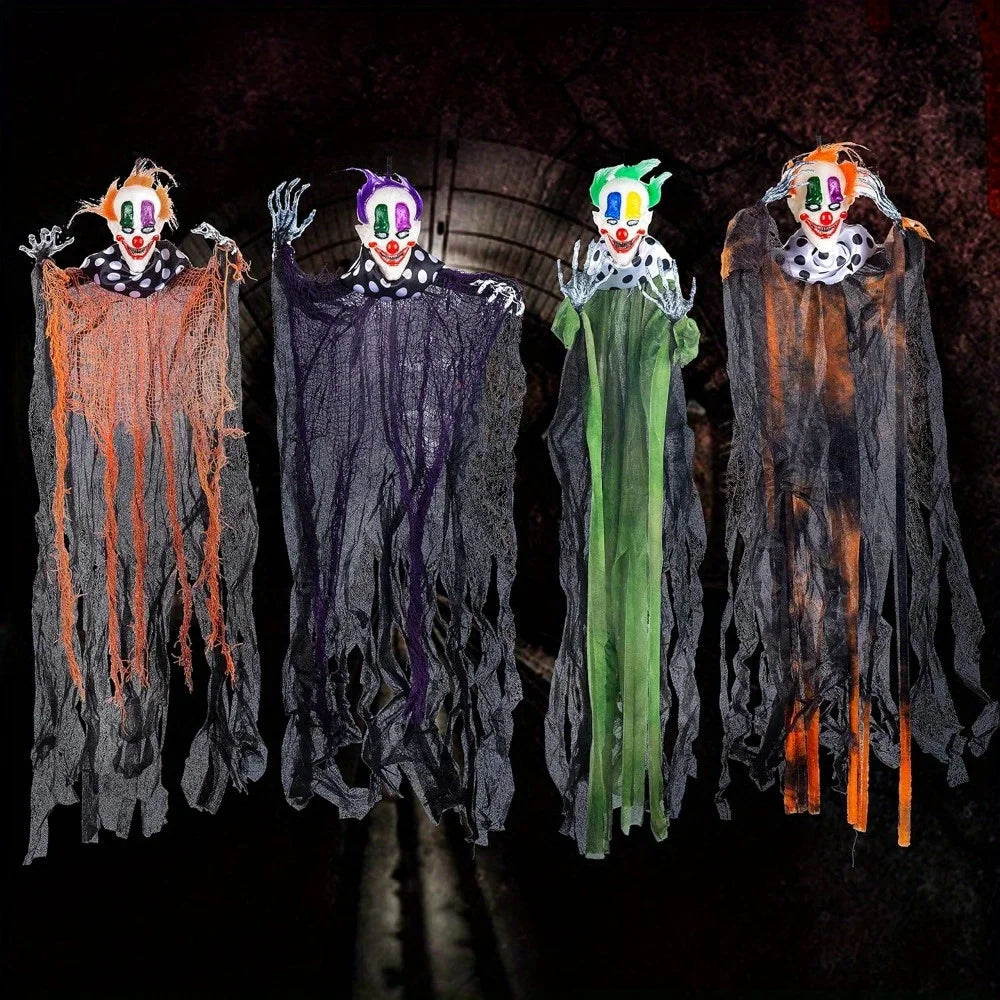 29 inch Hanging Clown Halloween Decorations Outdoor Props Front