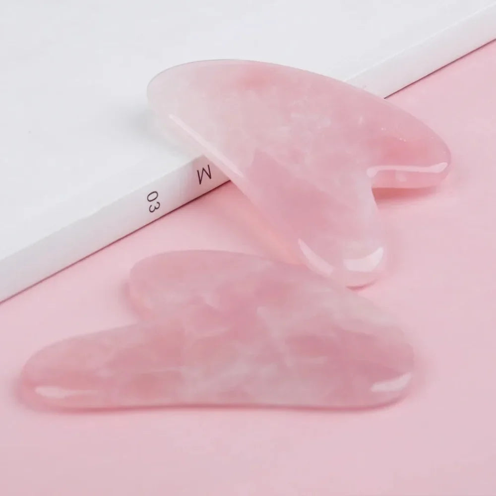 Natural Jade Facial Gua Sha Board Smooth Surface Portable