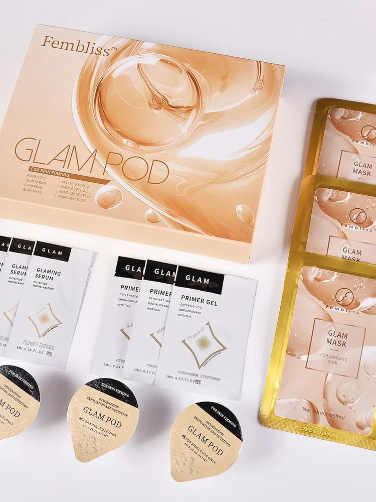 CO2 Pod Kit CO2 Pods For Bubble Facial Machine Facial Spa CO2 Capsule For Aqua Facial Beauty Machine CO2 Serum Gel Skin Care