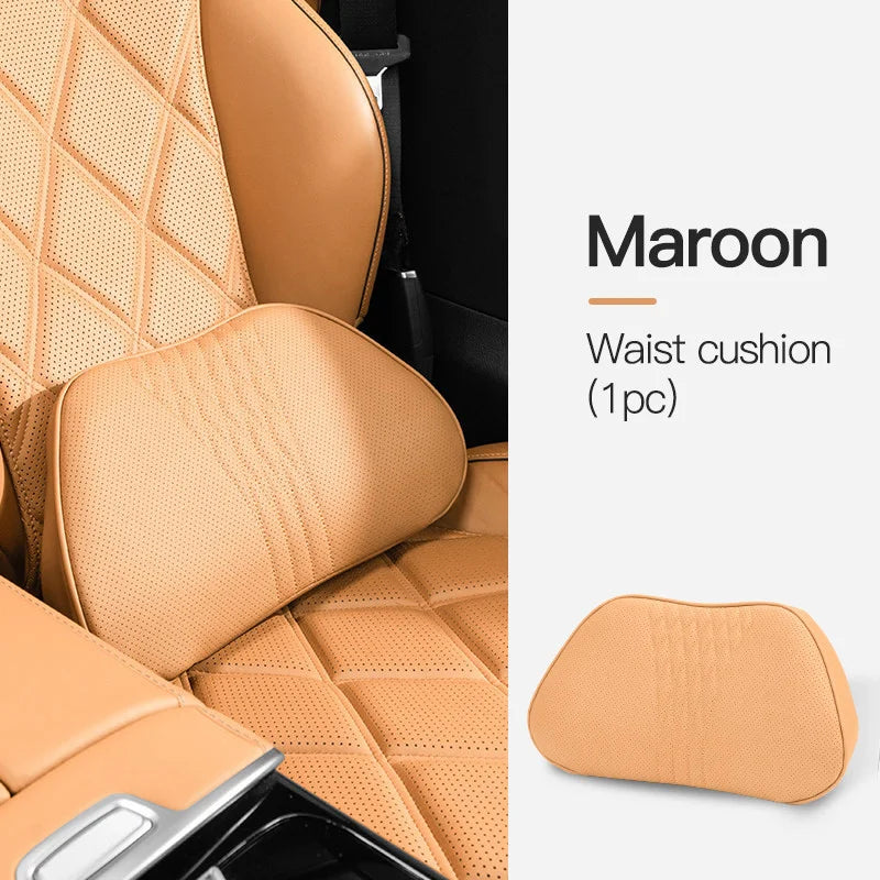 Car Headrest Neck and Lumbar Support Pillow