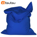 OTAUTAU Retangular Swimming Pool Floating Bean Bag Pouf Cover No Filler Waterproof Beach Pillow Sac Salon Sofa Bed Chaise Lounge