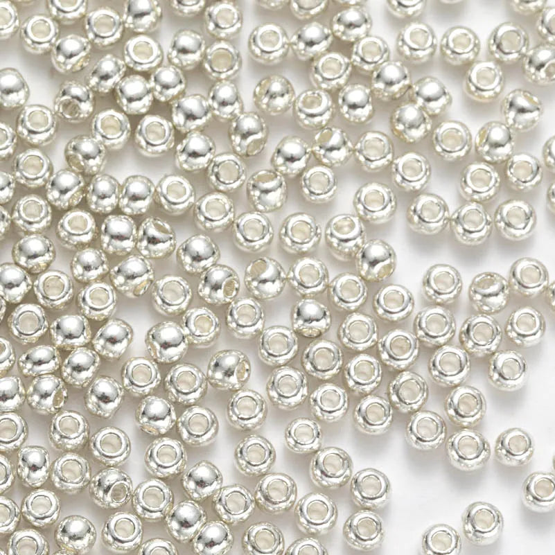 TAO Beads 2.0MM 10Grams/Tube  Metallic Color Round Glass Beads For DIY Handmade Needle Work  Sewing