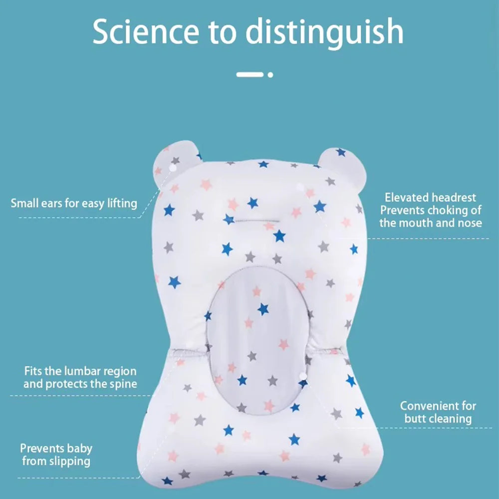 Adjustable Baby Bathtub Support Seat Cushion