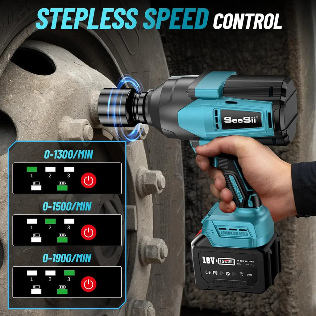 SEESII High-Torque Electric Impact Wrench